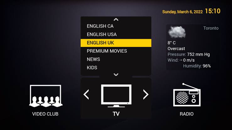 StbEmuTV Pro screen